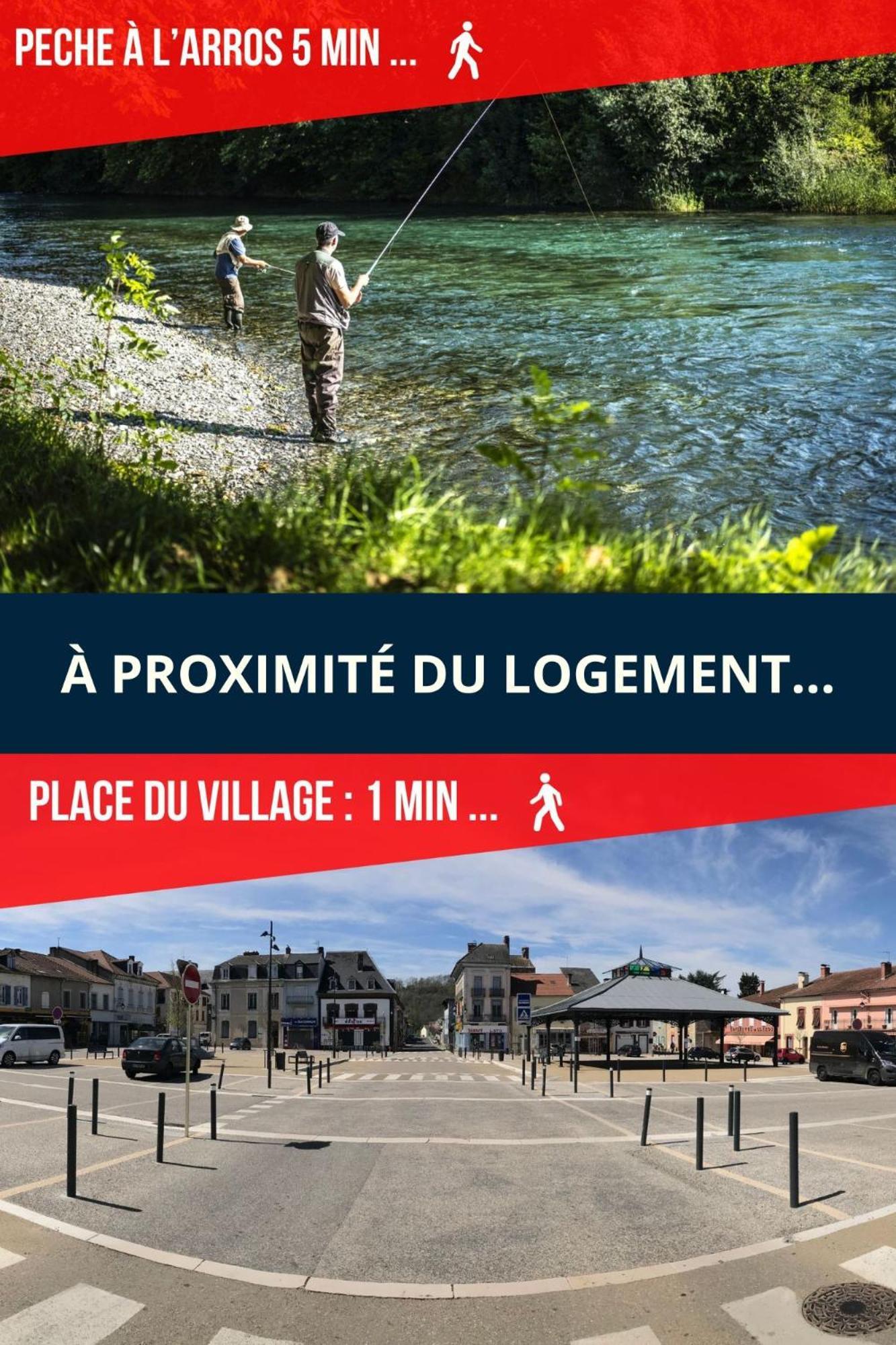 Logements Un Coin De Bigorre - La Pyreneenne - 130M2 - Canal Plus, Netflix, Rmc Sport - Wifi Fibre - Village Campagne Tournay Exterior foto